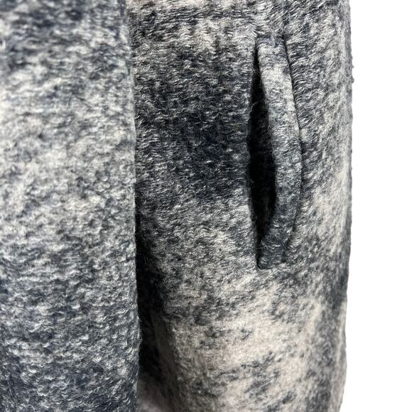 Nanette Lepore Wool Swing Coat Sz Large Gray Wool Mohair Blend Boho Lagenlook - Picture 7 of 13